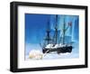 Fridtjof Nansen and the Fram-Angus Mcbride-Framed Giclee Print