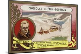 Fridtjof Nansen, Norwegian Arctic Explorer-French School-Mounted Giclee Print