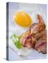 Fried Bacon and Egg-null-Stretched Canvas