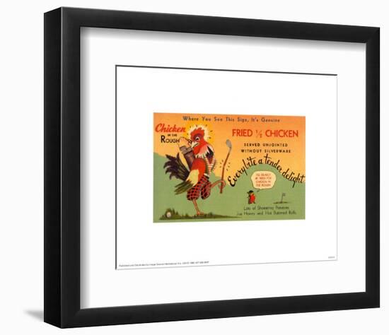 Fried Chicken-null-Framed Art Print