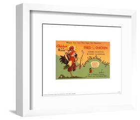 Fried Chicken-null-Framed Art Print