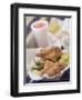 Fried Chicken-John T^ Wong-Framed Photographic Print