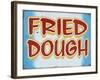 Fried Dough Distressed-Retroplanet-Framed Giclee Print