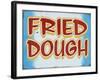 Fried Dough Distressed-Retroplanet-Framed Giclee Print