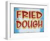 Fried Dough Distressed-Retroplanet-Framed Giclee Print