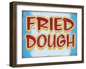 Fried Dough Distressed-Retroplanet-Framed Giclee Print