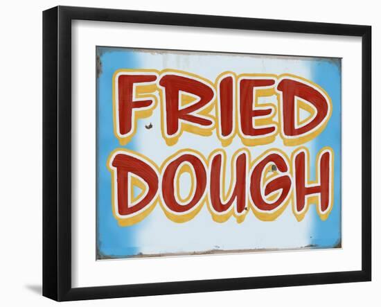 Fried Dough Distressed-Retroplanet-Framed Giclee Print