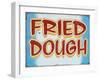 Fried Dough Distressed-Retroplanet-Framed Giclee Print