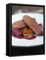 Fried Duck Breast with Cherries (France)-Jean Cazals-Framed Stretched Canvas