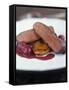 Fried Duck Breast with Cherries (France)-Jean Cazals-Framed Stretched Canvas