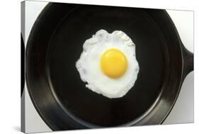 Fried Egg in a Cast Iron Skillet-Boch Photography-Stretched Canvas