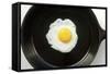 Fried Egg in a Cast Iron Skillet-Boch Photography-Framed Stretched Canvas