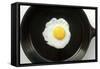 Fried Egg in a Cast Iron Skillet-Boch Photography-Framed Stretched Canvas