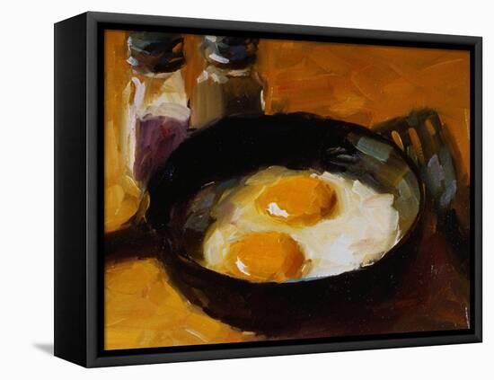 Fried Eggs III-Pam Ingalls-Framed Stretched Canvas