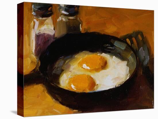 Fried Eggs III-Pam Ingalls-Stretched Canvas