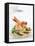 Fried Prawns on Potato, Asparagus and Ham Salad-Jo Kirchherr-Framed Stretched Canvas