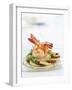 Fried Prawns on Potato, Asparagus and Ham Salad-Jo Kirchherr-Framed Photographic Print