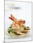 Fried Prawns on Potato, Asparagus and Ham Salad-Jo Kirchherr-Mounted Photographic Print