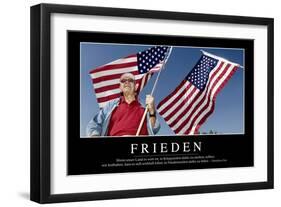 Frieden: Motivationsposter Mit Inspirierendem Zitat-null-Framed Photographic Print