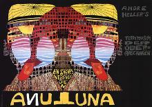 Luna Luna-Friedensreich Hundertwasser-Serigraph
