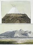 Mount Chimborazo, Ecuador, from "Le Costume Ancien et Moderne", Volume II, Plate 3, 1820s-30s-Friedrich Alexander Baron Von Humboldt-Mounted Giclee Print