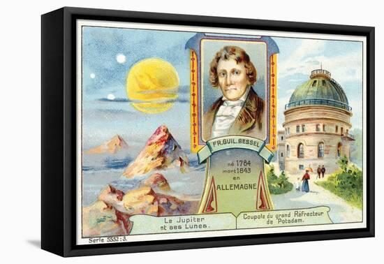 Friedrich Bessel, German Astronomer and Mathematician-null-Framed Stretched Canvas