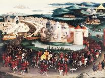 Henry VIII, King of England, Entering to Field of Cloth of Gold to Meet Francis I-Friedrich Bouterwek-Stretched Canvas