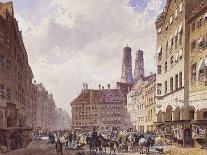 The Old Town Hall, Munich-Friedrich Eibner-Framed Stretched Canvas