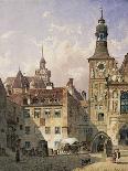 Marienplatz, Munich-Friedrich Eibner-Laminated Giclee Print