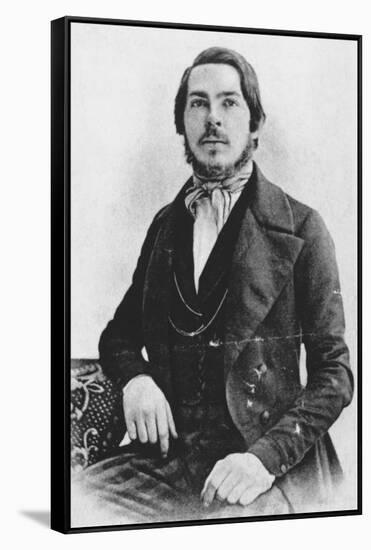 Friedrich Engels as a Young Man-null-Framed Stretched Canvas