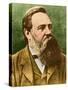 Friedrich Engels, Father of Communism-Science Source-Stretched Canvas