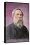 Friedrich Engels German Political Theorist-Feiertag-Stretched Canvas