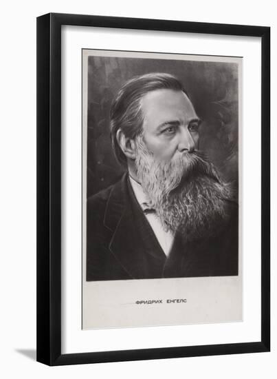 Friedrich Engels, German Social Scientist, Political Theorist and Philosopher-null-Framed Giclee Print