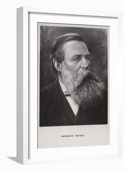 Friedrich Engels, German Social Scientist, Political Theorist and Philosopher-null-Framed Giclee Print