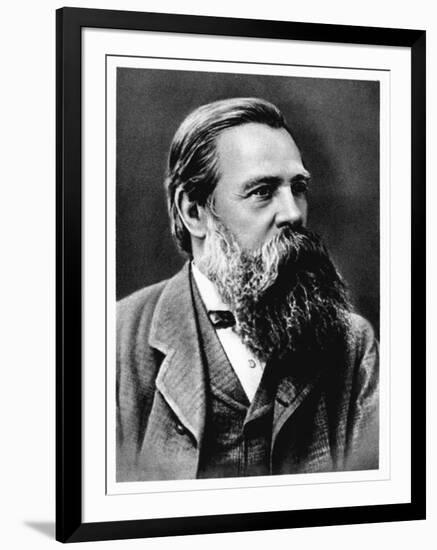 Friedrich Engels, German Socialist and Collaborator and Supporter of Karl Marx, 1879-null-Framed Giclee Print