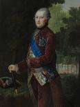 Portrait of Peter Von Biron (1724-180), Duke of Courland and Semigallia, 1781-Friedrich Hartmann Barisien-Framed Stretched Canvas
