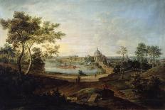 View of the Great Palace in Oranienbaum, 1758-Friedrich Hartmann Barisien-Framed Giclee Print