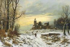 The Shortening Winter's Day Is near a Close-Friedrich Heyendahl-Laminated Giclee Print