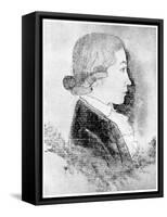 Friedrich Holderlin, German Poet, 19th Century-null-Framed Stretched Canvas