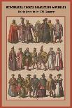 Hungarians, Croats, Dalmatians and Russians Baltic Dress in the XVI Century-Friedrich Hottenroth-Art Print