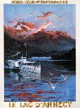 Lake D'Annecy (1900)-Friedrich Hugo D'Alesi-Stretched Canvas