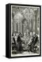 Friedrich II and Friends-Adolf Menzel-Framed Stretched Canvas