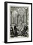 Friedrich II and Friends-Adolf Menzel-Framed Art Print
