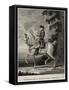 Friedrich II on Horse-Daniel Chodowiecki-Framed Stretched Canvas