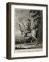 Friedrich II on Horse-Daniel Chodowiecki-Framed Art Print