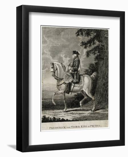 Friedrich II on Horse-Daniel Chodowiecki-Framed Art Print