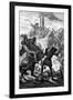 Friedrich II Triumphs at the Battle of Cortenuova, 1237-null-Framed Art Print