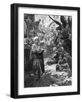 Friedrich in Jerusalem-Alphonse Mucha-Framed Art Print