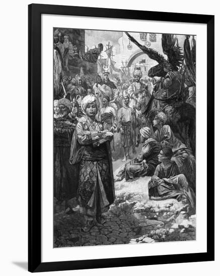 Friedrich in Jerusalem-Alphonse Mucha-Framed Art Print