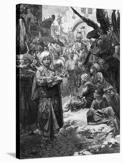 Friedrich in Jerusalem-Alphonse Mucha-Stretched Canvas
